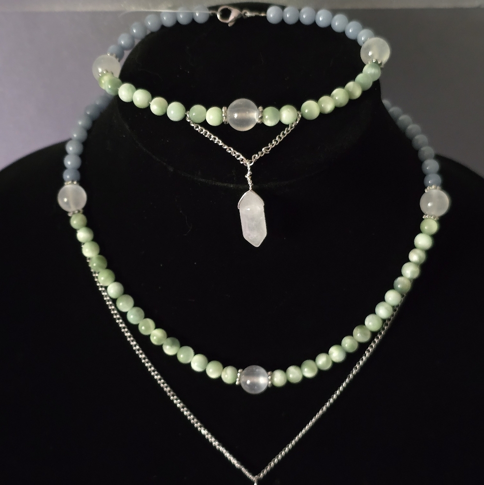 Higher Vibrations Necklace & Bracelet Set